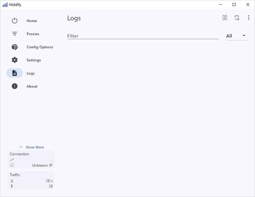 Hiddify Logs